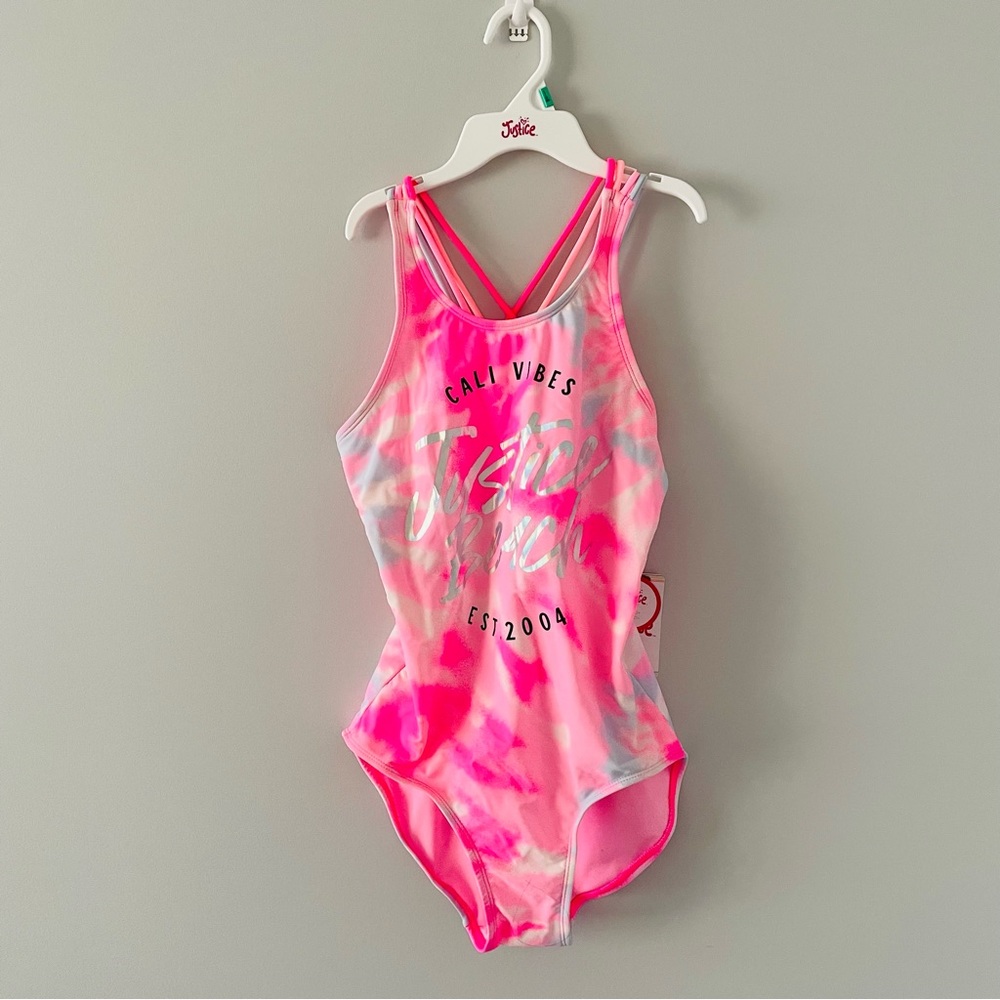 Justice 1pc Swimsuit Girl’s size12/14 Large
